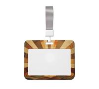 Porte-badge coulissant en plastique rigide avec inscription « Sun Rising Over The Horizon » - Pour infirmières, bureau