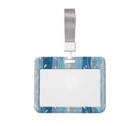 Porte-badge coulissant en plastique rigide avec motif de vigne argentée pour cartes de travail, porte-nom pour infirmières, bureau