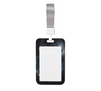 Porte-badge coulissant en plastique rigide avec motif Gorilla - Pour infirmières et bureaux