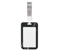 Porte-badge coulissant en plastique rigide avec poignard - Pour infirmières et bureau