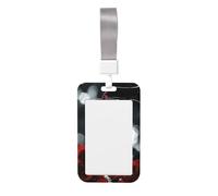 Porte-badge coulissant en plastique rigide pour bouteille de vin rouge et rose pour infirmières et bureau