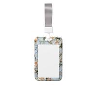 Porte-badge coulissant en plastique rigide pour carte de travail, porte-badge pour infirmières et bureau