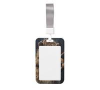 Porte-badge coulissant en plastique rigide pour carte de travail, porte-nom pour infirmières et bureau