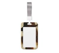 Porte-badge coulissant en plastique rigide pour carte de travail pour infirmières et bureau