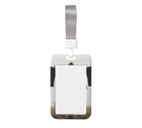Porte-badge coulissant en plastique rigide pour femme tenant des collants pour sécher, porte-badge, porte-nom pour infirmières, bureau