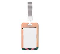 Porte-badge coulissant esthétique en plastique rigide pour carte de travail, porte-nom pour infirmières, bureau