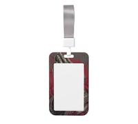 Porte-badge coulissant vintage en plastique rigide avec mains priantes pour infirmières et bureau