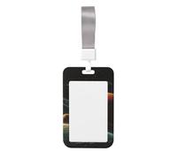 Porte-badge coulissant vintage en plastique rigide pour cartes de travail pour infirmières et bureau