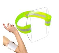 Porte-Badge de Bras pour Hommes | Bande Transparente Sécurisée et Étanche | Porte-Badge Brassard pour Tickets | pour Travail, Voyage, Ski, Ticket de Remontée, Passe Saison, Événement, Hôpital, École