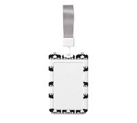 Porte-badge d'identification avec cordon tour de cou vertical étanche pour bureau, école