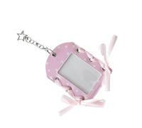 Porte Badge d'Identification | avec Porte-Clés en Forme de Nœud Papillon Étoilé - Suspension avec Lanière,pour Maison Bureau Salle de Bain Infirmière Enseignante Voyage Croisière