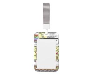 Porte-badge d'identification imprimé tableau périodique des éléments avec sangle de cou vertical étanche pour bureau école