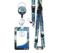 Porte-badge D'identité Avec Lanière - Clip Pour Carte D'accès Rétractable, Durable, Sangle D'identification De Travail Sécurisée | Zone D'enseignant D'infirmière De Salle De Classe De Burea