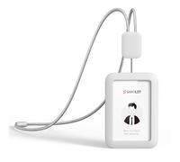 Porte Badge d'identité de Qualité Supérieure Rétractable avec Lanière, Boucle de Sécurité, Porte-carte d'identité en Silicone Souple Vertical pour le Personnel de Bureau, les Employés