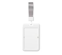 Porte-badge Drapeau du Mexique Matériau ABS durable Affichage transparent Idéal pour bureau, événement, réunion, identification facile.