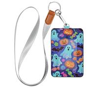 Porte-badge en cuir coloré pour femme avec cordon et capacité de 3 cartes pour le personnel, les officiers, les étudiants, les médecins, les employés