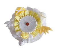 Porte-badge en dentelle fait à la main avec clochettes - Élégant présentoir pour bijoux et accessoires