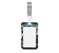 Porte-badge en forme de bateau de pirate - Matériau ABS durable - Affichage transparent - Convient pour le bureau, un événement, une réunion, une identification facile.