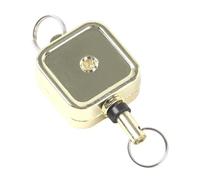 Porte-badge En Métal Robuste Rétractable 250 Mm Avec Clip Sécurisé Pour Accessoires D'entreprise École De Bureau Porte-clés En Alliage Pour Outil De Travail