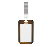 Porte-badge en plastique rigide avec motif fantôme fantaisiste avec chat noir pour infirmières et bureau