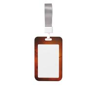 Porte-badge en plastique rigide avec motif sorcière magique sur balai pour infirmières ou bureau