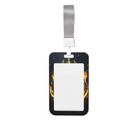Porte-badge en plastique rigide doré avec couronne coulissante pour carte de travail, porte-nom pour infirmières, bureau