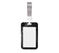 Porte-badge en plastique rigide pour badge d'identité avec couronne Majestic Lion avec couronne pour infirmières et bureau