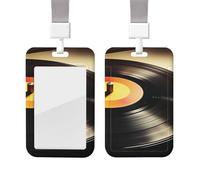 Porte-badge étanche, porte-badge pour cartes de visite, étui de protection vertical pour cartes nominatives, pochette plastique avec cordon détachable, idéal pour le travail au bureau ou en milieu inf