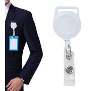 Porte-badge extensible - Porte-badge d'identification pour infirmière, clip d'identification portable pour sac à dos, sac, trousseau de clés, sac, fournitures scolaires pour enseignants, étudiants