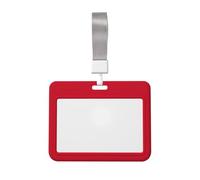 Porte-badge horizontal avec drapeau de la Roumanie pour enseignants, étudiants, médecins, personnel de bureau