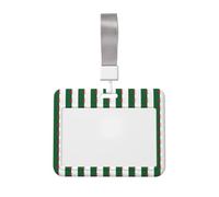 Porte-badge imprimé drapeau de l'Algérie pour tous les jours, léger, imperméable, transparent, bureau, conférence