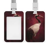 Porte-badge japonais à couronne rouge rétractable avec clip pour carte de protection pour le travail, le bureau, les médecins, les infirmières