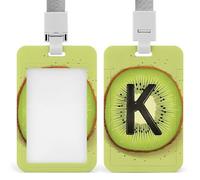 Porte-badge Kiwi Art avec cordon amovible, imperméable et vertical, pour infirmière, enseignant, bureau, femme et homme