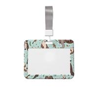 Porte-badge loutre avec cordon étanche pour homme et femme, personnel de bureau, enseignant, infirmière