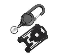 Porte-badge Noir en ABS et PC pour Cartes et Événements | Pochette Rigide, Port Mains Dégagées, Usage Quotidien, Étudiants et Professionnels, Accès Rapide