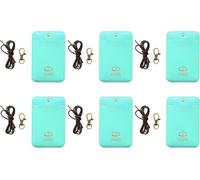 Porte-Badge - NOVAGO - Pack de 6 - Vert - Multifonctionnel - Durable