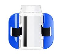 Porte-badge, organiseur transparent, protection étanche, bracelet pour billet avec bande élastique réglable et boucle, pour alpinisme, rafting, voyages, femmes et