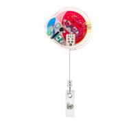 Porte-badge,Porte Badge Rétractable | Clip Rétractable Pour L'Accrochage Et L'Organisation Pour Le Personnel Médical Dans Les Lieux De Travail Écoles Conférences Et Hôpitaux