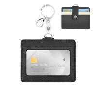 Porte Badge Pour Carte D'Identité, Idéal Pour Bureau, École, Employé - Résistant, Élégant, Porte-Pass De Bus (Horizontal)