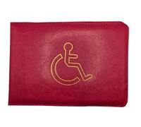 Porte-badge pour personne handicapée avec hologramme Bleu