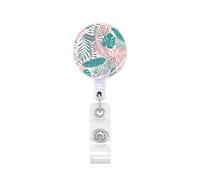 Porte-badge rétractable avec clip en métal pour infirmière, médecin, porte-badge rotatif en ABS pour la gestion des cartes, cordon extensible