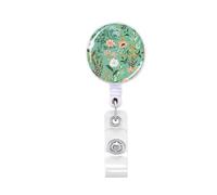 Porte-badge rétractable avec clip en métal pour infirmière, médecin, porte-badge rotatif en ABS pour la gestion des cartes, cordon extensible