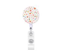 Porte-Badge rétractable avec Clip métallique, infirmière médecin rotatif ABS pour la gestion des cartes clés, Clip pour Badge ABS pour employé