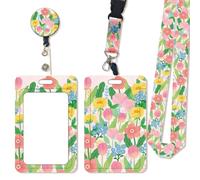 Porte-badge rétractable avec porte-carte et étui étanche pour cartes d'identité - Fournitures de bureau, soutien d'autisme