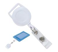 Porte-badge rétractable pour homme et femme - Fournitures de bureau pour infirmières, étudiants, travailleurs, enseignants