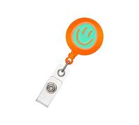 Porte-badge rétractable pour infirmière, médecin, étudiant, enseignant, support rotatif avec clip de poche en métal pour fournitures de bureau