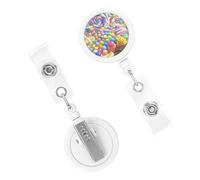 Porte-badge rétractables en plastique léger pour porte-badges, infirmières, médecins