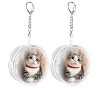 Porte-badge rigide | Lot de 2 pochettes pour badge électronique avec - Étui de protection,Pour salon, exposition, convention, travail, entreprise, remise de diplôme