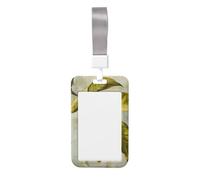 Porte-badge robuste avec bobine rétractable, imprimé citron, pour infirmière, enseignant, étudiant, bureau, femme et homme