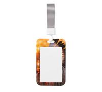 Porte-badge robuste avec bobine rétractable - Imprimé tribus amérindiennes - Pour infirmière, enseignante, étudiante, bureau, femme et homme